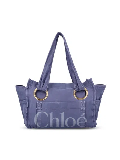 Chloé Evening Beach Tote Bag With Dual Handles