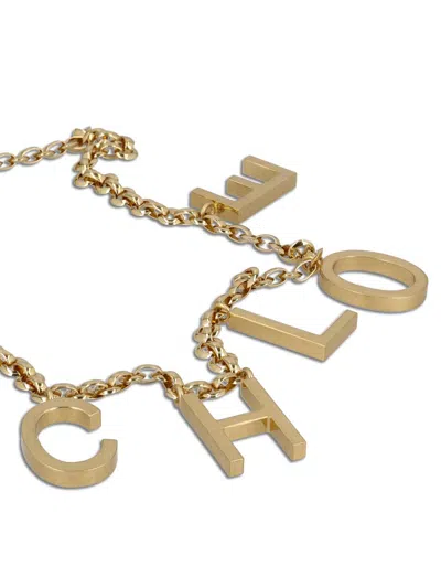 Chloé Women Belt With Pendants In Gold