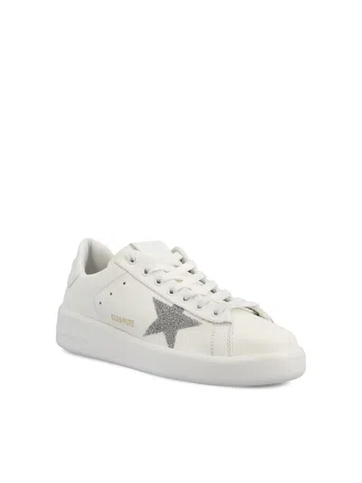 Golden Goose Pure Star Leather Low-top Sneakers In White