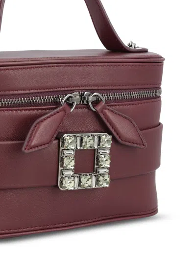 Roger Vivier Vanity Micro Bag Rectangular Shape In Purple