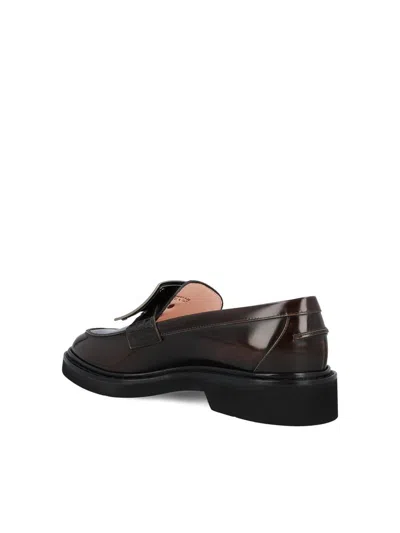 Roger Vivier Viv Rangers Met Buc 25 Loafers In Brown