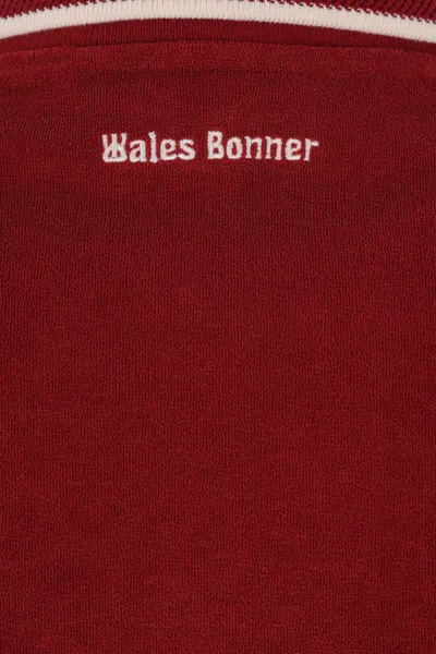 Adidas Originals By Wales Bonner T-shirt E Polo Viola In Red