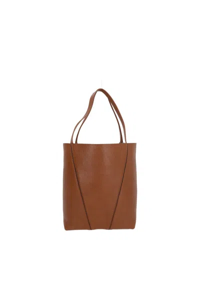 Chloé Spin North-south Tote Bag In Leather