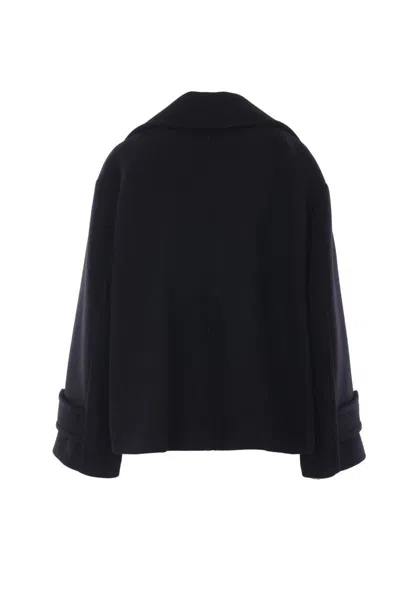 Chloé Double-breasted Notched Lapels Jacket Pockets