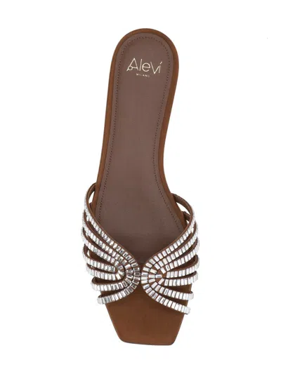 Alevì Milano Sandals In Silver