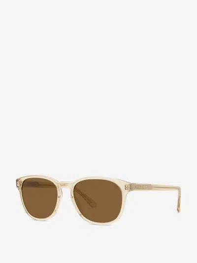 Vuarnet Belvedere Oval Sunglasses In Gold