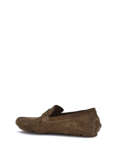 Fendi Driver Loafers In Green