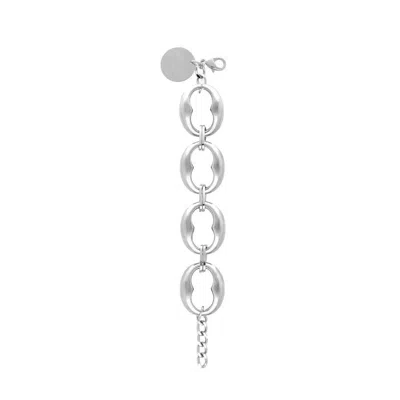 Vanessa Baroni Turtle Chain Bracelet In Metallic