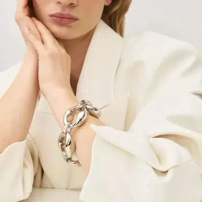Vanessa Baroni Turtle Chain Bracelet In Metallic