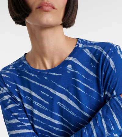 Proenza Schouler Mia Tie-dye Tissue Jersey T-shirt In Multi