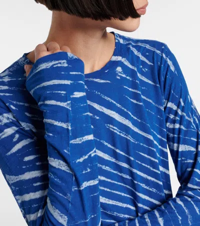 Proenza Schouler Mia Tie-dye Tissue Jersey T-shirt In Multi