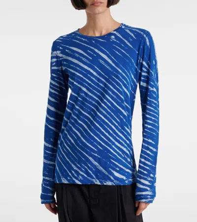 Proenza Schouler Mia Tie-dye Tissue Jersey T-shirt In Multi