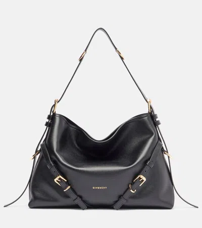 Givenchy Women Voyou Nano Bag In Polished Leather In Black
