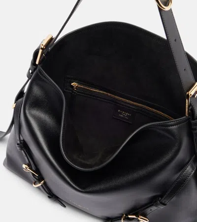 Givenchy Women Voyou Nano Bag In Polished Leather In Black