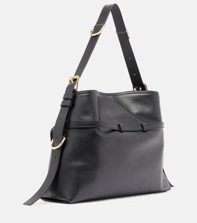 Givenchy Women Voyou Nano Bag In Polished Leather In Black