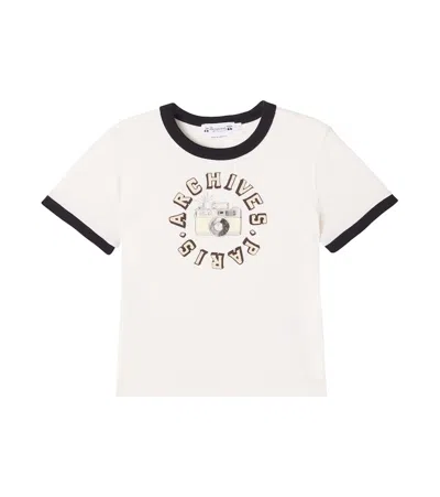 Bonpoint Organic Cotton Print T-shirt In White