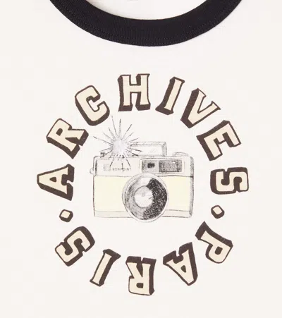 Bonpoint Organic Cotton Print T-shirt In White