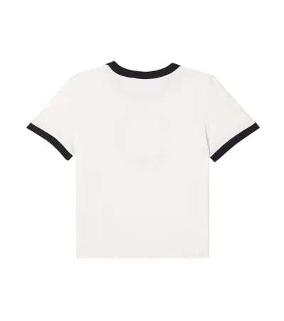 Bonpoint Organic Cotton Print T-shirt In White