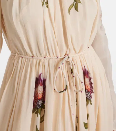 Farm Rio Multicolor Romantic Nature Long Sleeve Maxi Dress In Neutral |  ModeSens