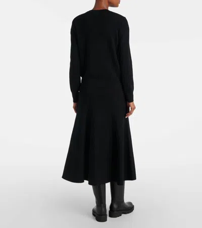 Moncler Padded Virgin Wool Zip-up Down Cardigan