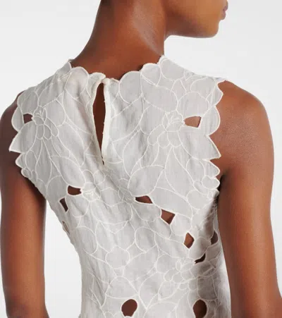 Ulla Johnson Ali Cutout Embroidered Cotton-voile Top