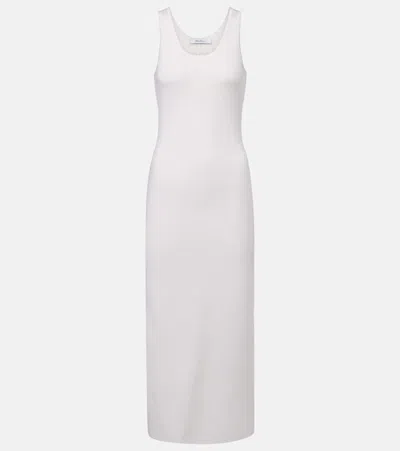 Max Mara Wool Maxi Dress In White