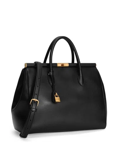 Dolce & Gabbana Sicily Black Tote Bag