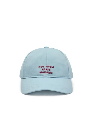 Drôle De Monsieur Blue Slogan Hat In Blue