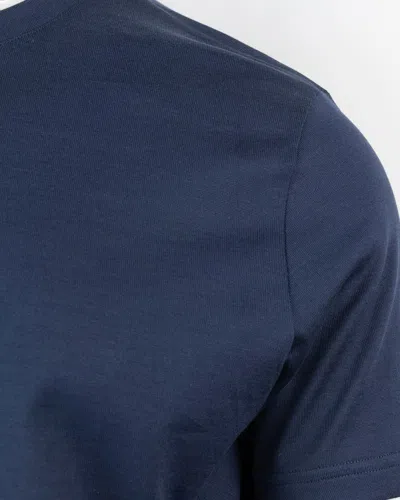 Eleventy Layered Cotton T-shirt In Blue