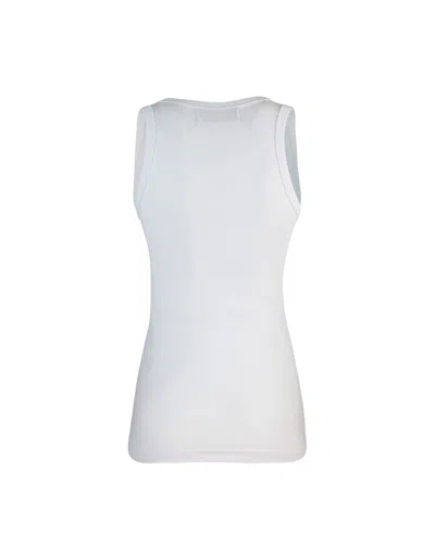 Fiorucci Angels Patch White Tank Top In White
