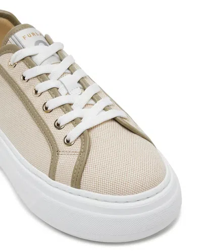 Furla 50mm Nuage Lace-up Platform Sneakers In Neutral