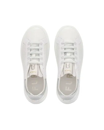 Furla 50mm Nuage Lace-up Platform Sneakers In White
