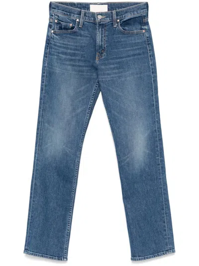 Mother The Smarty Pants Skimp Jeans In Blue