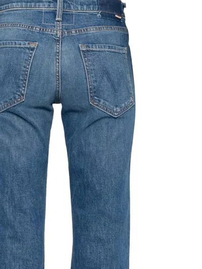 Mother The Smarty Pants Skimp Jeans In Blue