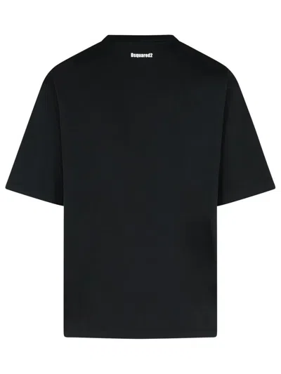Dsquared2 Logo-print Cotton T-shirt In Black