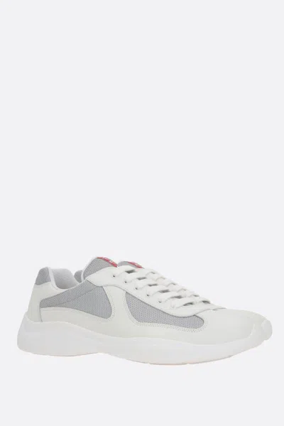 Prada Brogue Shoes Men White In Gray