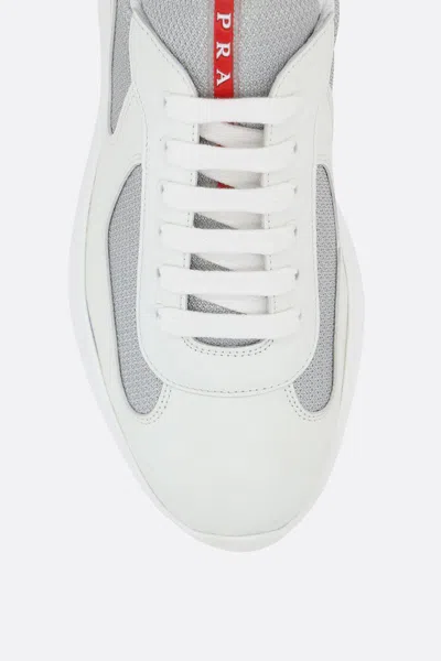 Prada Brogue Shoes Men White In Gray