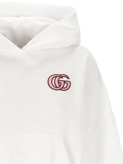 Gucci Cotton Sweatshirt With Hood And Kangaroo Pocket