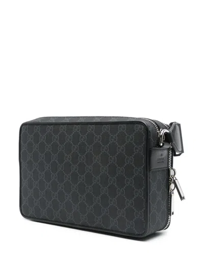 Gucci Gg Supreme Leather Travel Bag
