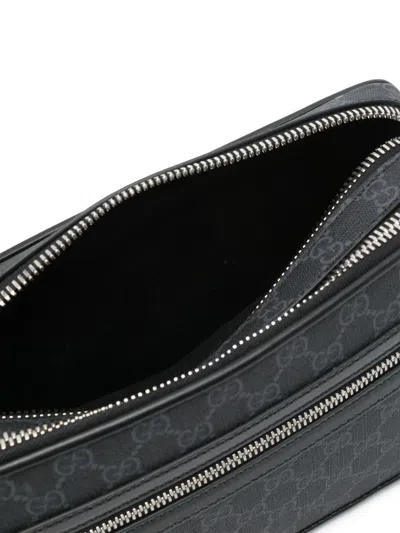 Gucci Gg Supreme Leather Travel Bag