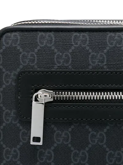 Gucci Gg Supreme Leather Travel Bag