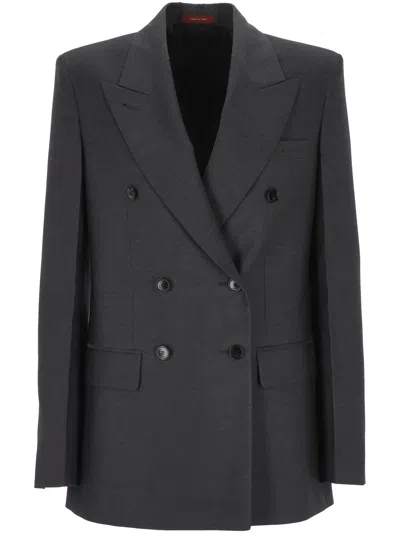 Gucci Wool Blazer Double-breasted Design