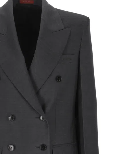 Gucci Wool Blazer Double-breasted Design