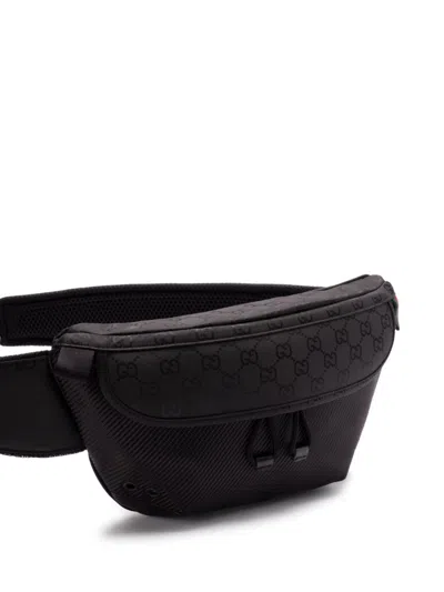 Gucci Nexus Black Nylon Belt Bag