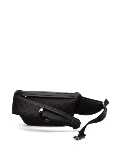 Gucci Nexus Black Nylon Belt Bag