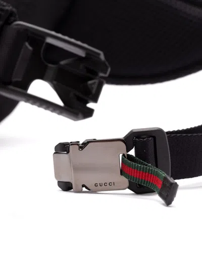 Gucci Nexus Black Nylon Belt Bag