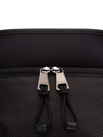 Gucci Nexus Black Nylon Belt Bag