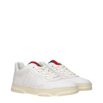 Gucci Re-web Sneakers In White