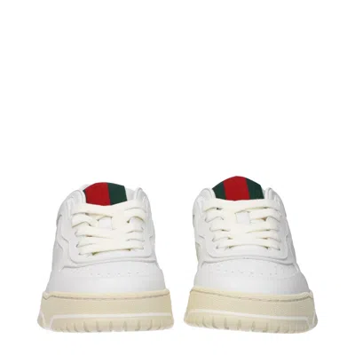 Gucci Re-web Sneakers In White