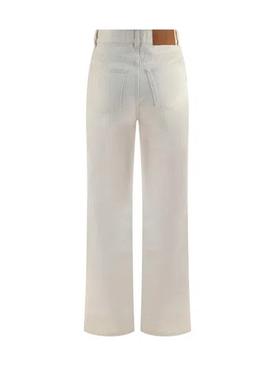 Chloé Trousers With Mini Front Pockets In Neutral